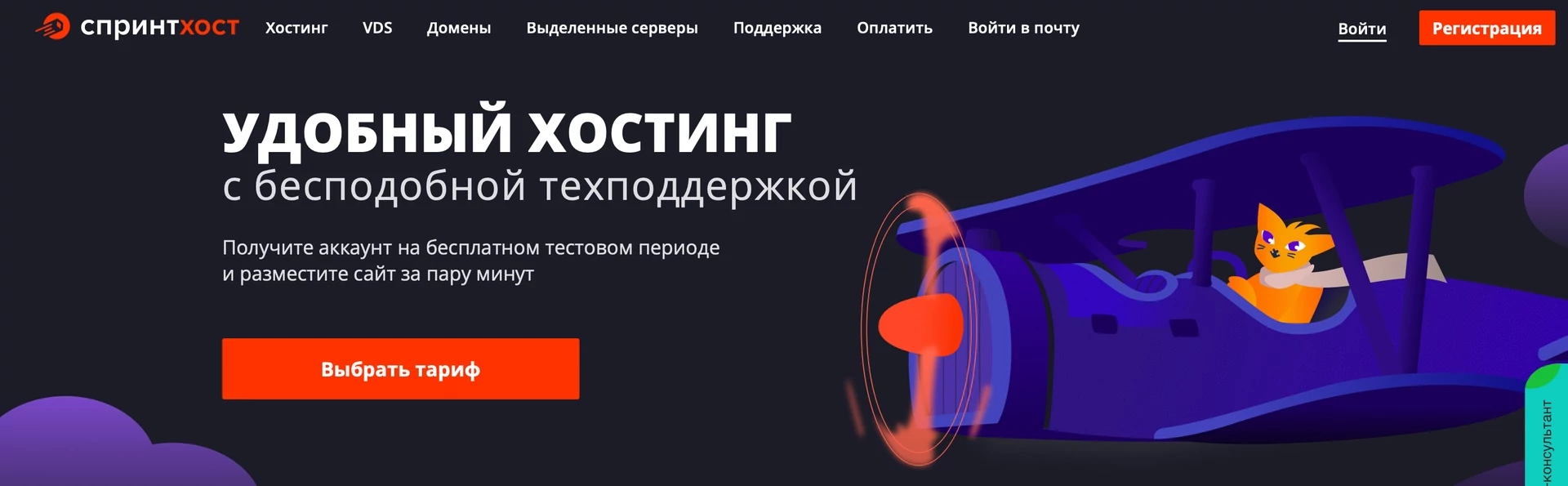 Хостинг для сайта Sprinthost Хостинг для сайта Sprinthost